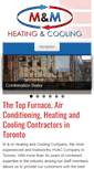 Mobile Screenshot of mmheatingcooling.ca
