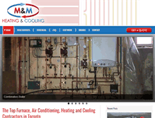 Tablet Screenshot of mmheatingcooling.ca
